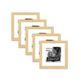 Art Street Beige 5 to 7 Pieces Wood Wall Photo Frames-image-33