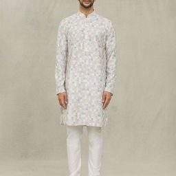Arihant Rai Sinha Men Ethnic Motifs Printed Thread Work Kurta-picture-20