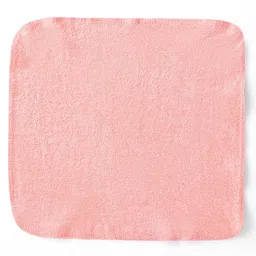 Babyhug Cotton Knit Solid Colour Hand and Face Towels Pack of 6 L 25.4 x B 25.4 cm Pack of 6 - Multicolour image 2