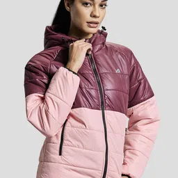 BOLDFIT Women Colourblocked Lightweight Outdoor Puffer Jacket-image-19