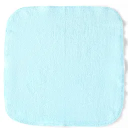 Babyhug Cotton Knit Solid Colour Hand and Face Towels Pack of 6 L 25.4 x B 25.4 cm Pack of 6 - Multicolour image 4