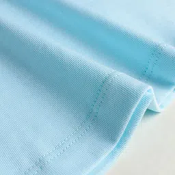BLUSHES 100% Cotton Fathers Day Theme Half Sleeves Best Dad Ever Text Printed Tee - Aqua Blue image 5