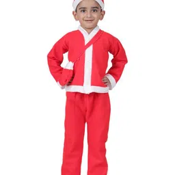 itsmycostume Kids V-Neck Christmas Santa Top with Trousers-picture-15