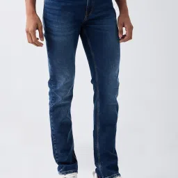 Spykar Blue Comfort Fit Jeans image 4