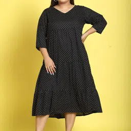 theRebelinme Floral Print A-Line Midi Dress-picture-27