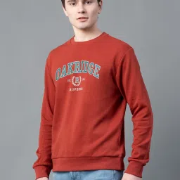 Red Tape Maroon Regular Fit Graphic Sweatshirt image 4