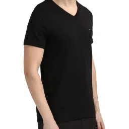 Tommy Hilfiger Black Regular Fit T-Shirt image 4