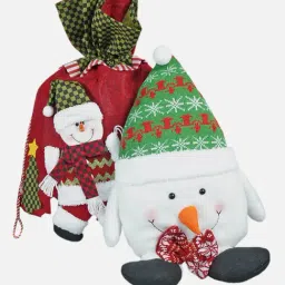 Little Surprise Box Christmas D¿cor Green Unisex Snowman Pillow And Large Size Gift Sack-picture-39