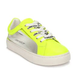 Forever 21 Women's Neon Yellow Casual Sneakers-picture-6