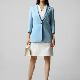Van Heusen Blue Regular Fit Blazer image 4