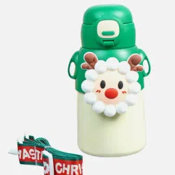 Little Surprise Box Christmas D¿cor Green Unisex Christmas Themed Stainless Steel Bottle-picture-38