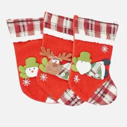 Little Surprise Box Christmas D¿cor Maroon Unisex Stockings For Gifts And Christmas D¿cor-picture-37