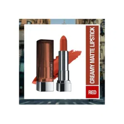 Maybelline New York Color Sensational Creamy Matte Lipstick - 674 Madison Red, 3.9g image 3