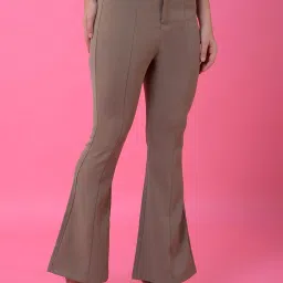 Crimsoune Club White Regular Fit Embroidered casual trousers , Buy, Trousers, India, Tata CLiQ image 4