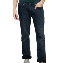 Tommy Hilfiger Mid Blue Straight Fit Jeans-image-75