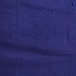 Unnati Silks Pink & Blue Cotton Printed Saree With Unstitched Blouse image 4