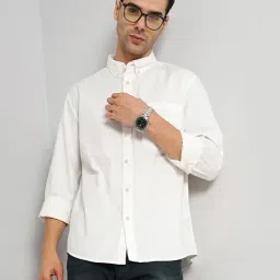 celio celio* White Regular Fit Cotton Shirt-picture-34