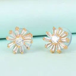 MEMOIR Gold-Plated Contemporary Drop Earrings-picture-48