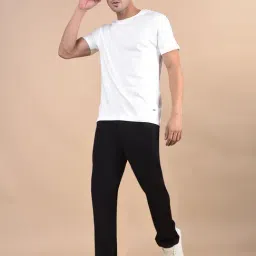 Cantabil Black Regular Fit Solid Jeans image 5