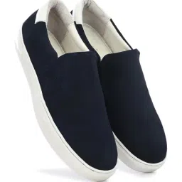 Legwork Men's Navy Casual Loafers image 5