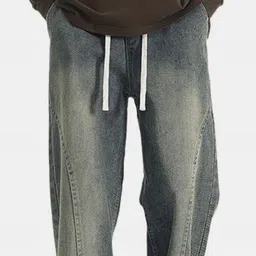 HERE&NOW Men Low Distress Heavy Fade Jeans image 2