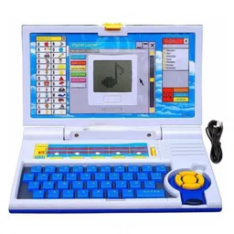 Magicwand 20 Fun Activities Educational Laptop Computer Toy with Mouse for Kids,Letter,Words,Games, Mathematics,Music,Logic,Memory ToolBlue Pack of 1-picture-15