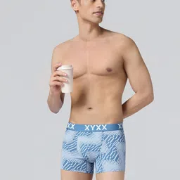 XYXX Metrix Men Pack Of 3 Cotton Modal Printed Trunk XYTRNK3PCKN1101 image 4
