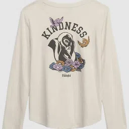 GAP Girls Disney Graphic Printed Round Neck Pure Cotton T-shirt-picture-26