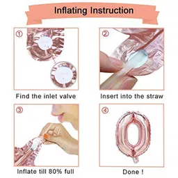 Decor Mantra 16 inch 8 number foil balloon perfect for birthday decoration and special occasions - Blue - Pack of 1 image 4