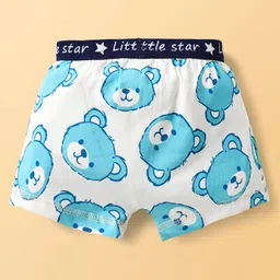 Babyoye 100% Cotton Bear Printed Trunks Pack Of 3 - Multi Colour image 5