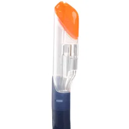 decathlon Adult Dry diving snorkel with drytop valve system - 100 Dry Top Grey image 2