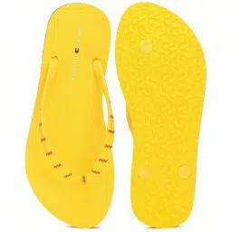 Tommy Hilfiger Women's Vivid Yellow Flip Flops image 4