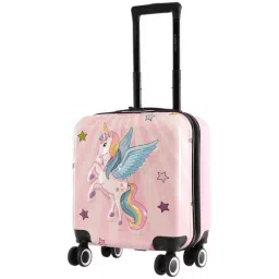 Nasher Miles Fantasy Pink 8 Wheels Small Hard Cabin Trolley Bag-picture-10