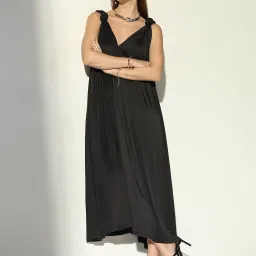 showoffff Showoff Black Regular Fit Dress image 4