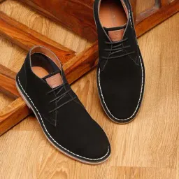 Louis Stitch Men's Jet Black Chukka Boots-image-66