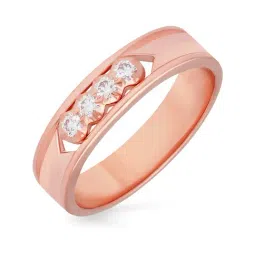 Malabar Gold and Diamonds 22k Rose Gold Diamond Casual Ring for Women-picture-31