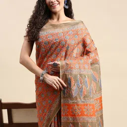 SHANVIKA Geometric Print Pure Cotton Saree-picture-18