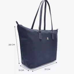 TOMMY HILFIGER Space Blue Nylon Tote Bag image 4