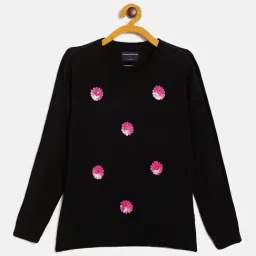 Crimsoune Club Kids Black Sequence Sweaters-image-97