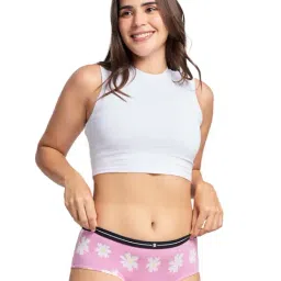 The Souled Store Pink Printed Hipster Panty-picture-24