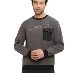 Octave Heather Regular Fit Printed Sweatshirts-picture-10