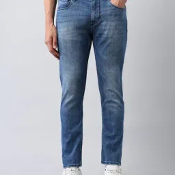 U.S. Polo Assn. Denim Co. Blue Cotton Regular Fit Solid Jeans-image-85