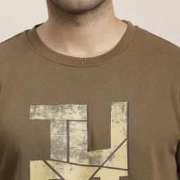 Turtle Brown Relaxed Fit Printed Sweatshirt image 4
