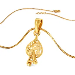 Joyalukkas Women 22Kt Gold Opulent Fusion Pendant - 1.497 g-image-75