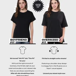 Bewakoof Purple Rich Flavours Graphic Print Oversized T-Shirt image 4