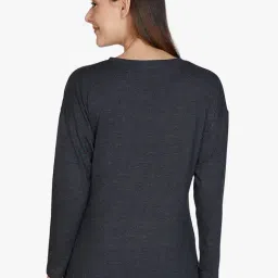 Amante Charcoal Textured Tee image 2