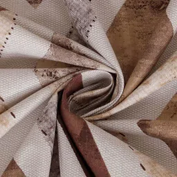 Klotthe Brown 400 TC Cotton Single Elastic Bedsheet with Pillow Cover image 4