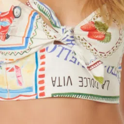 Forever New Annie Tie Front Crop Top image 4