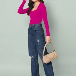 Dream Beauty Fashion Shakira Square Neck Fitted Top image 4