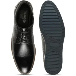 Teakwood Leathers Men's Black Derby Shoes image 4
